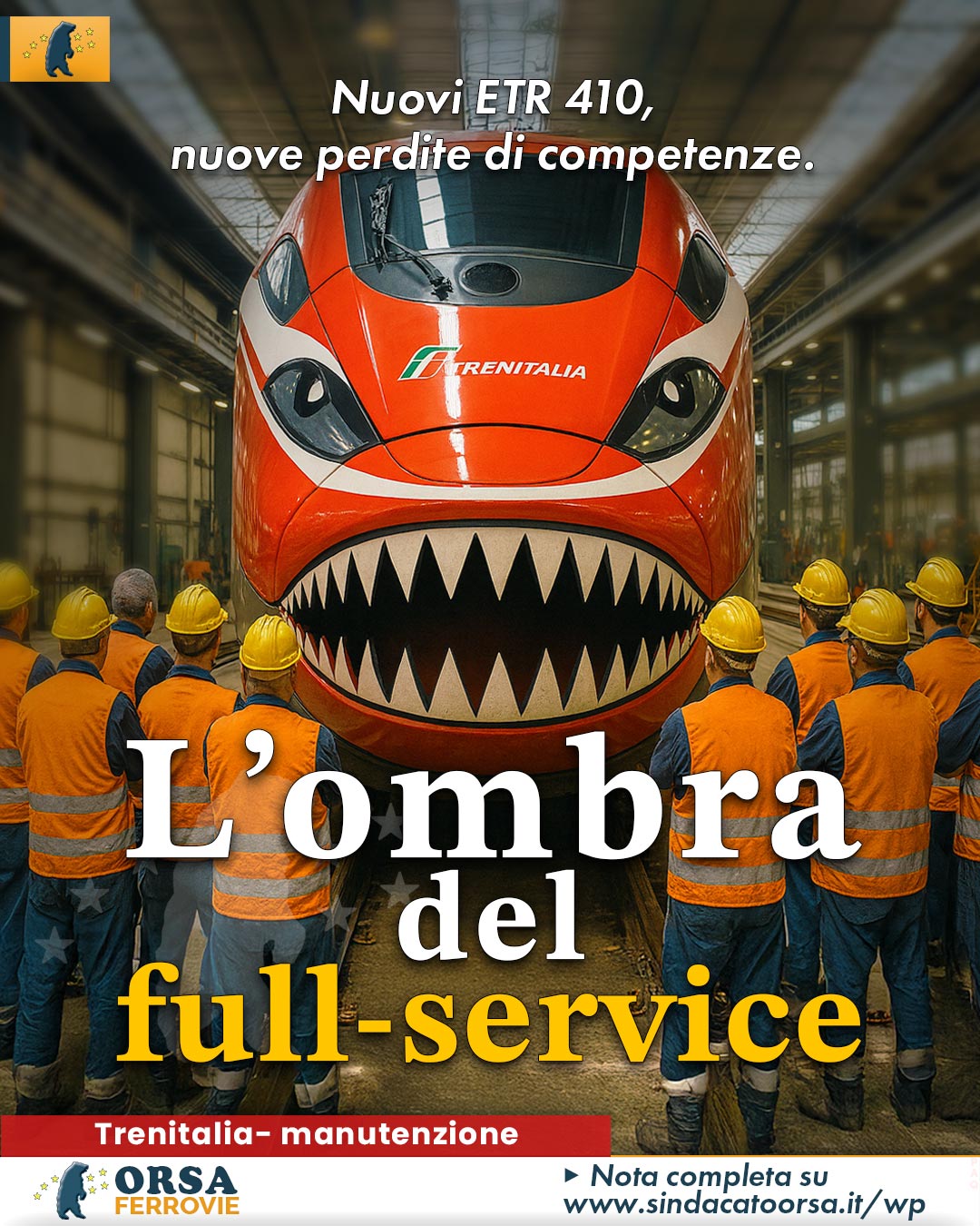 Manutenzione Trenitalia - Frecciarossa 1000, gioia a metà
